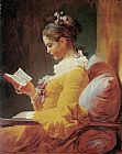 Young Girl Reading by Jean Fragonard